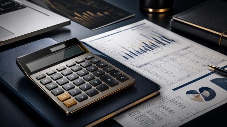 Luxury Smart Accounting Technology dashboard for future financial management