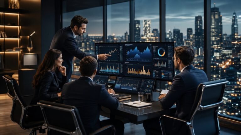 Professional real-time financial insights dashboard for business decision making